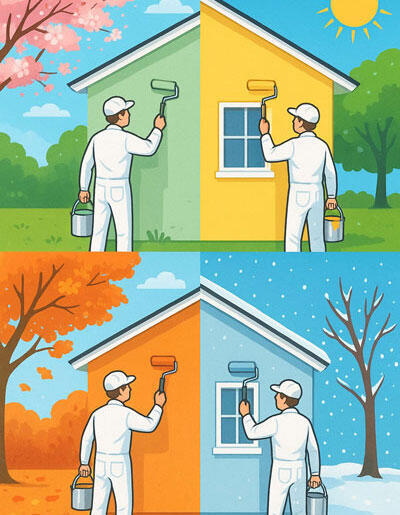 塗装工事はいつやるのがベスト？